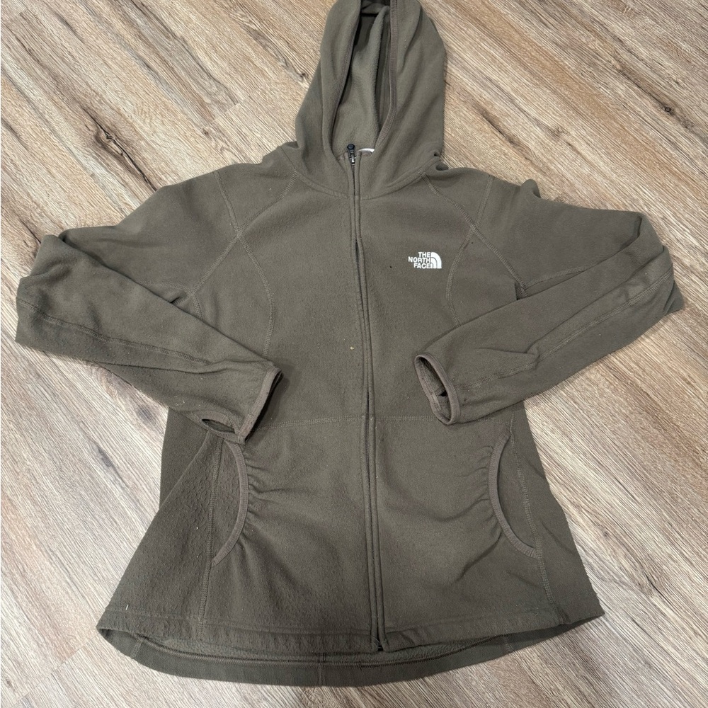 The North Face Women's Brown/Green Fleece Jacket